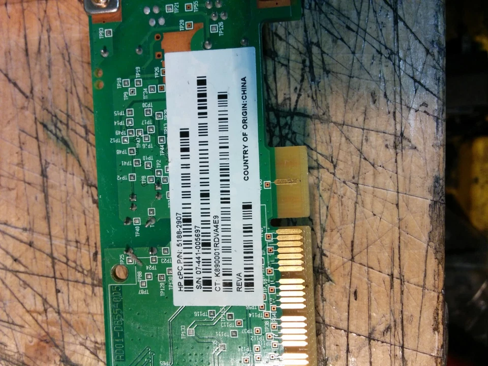 HP 5188-2907 CONEXANT 56k PCI Fax/Modem KB5815G RD01-D850 High Profile - Image 2 of 4