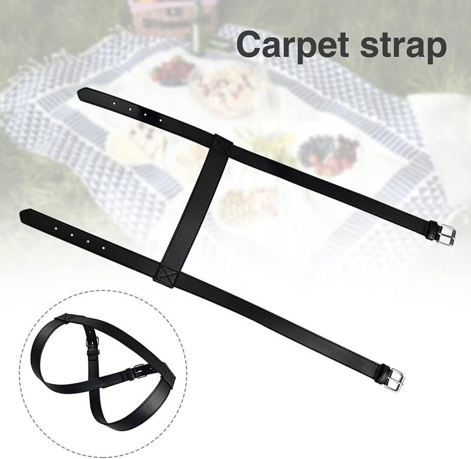 Picnic Blanket Carry Strap,Motorcycle Blanket Straps,Bedroll Straps