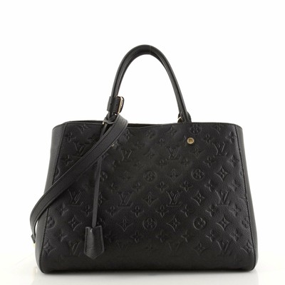 Louis Vuitton Montaigne Handbag Monogram Empreinte Leather GM | eBay