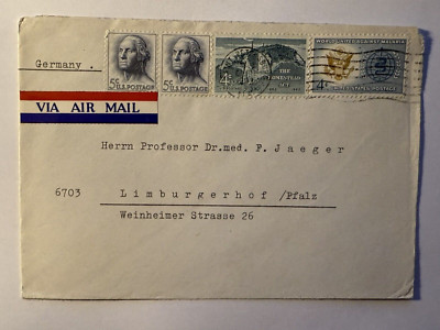USA Briefstück nach Limburgerhof. Los 6934. schoeniger-notgeld