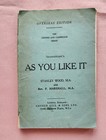 The Oxford & Cambridge Edition: Shakespeare's As You Like It, 1946, Paperback