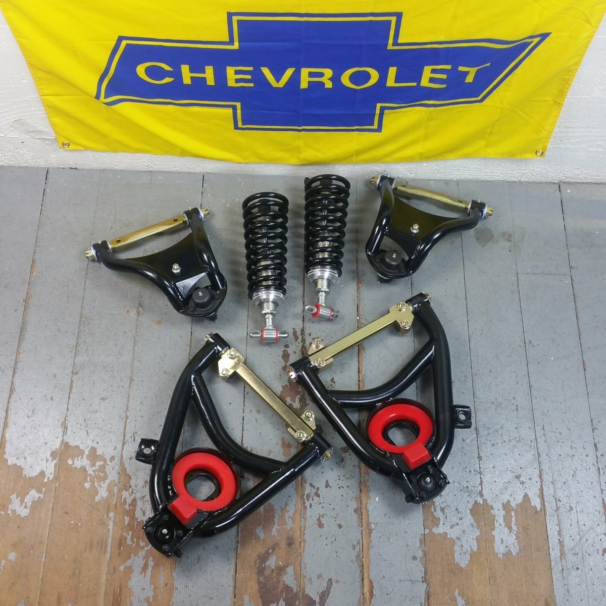 ベルエア55 56 57 Belair chevy フロントアームセット Amazon.com: Kipa Upper & Lower Tubular Control Arms Set For