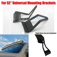 99-15 Ford F250 52 Inch Curved Straight LED Light Bar Mounting Brackets Holder