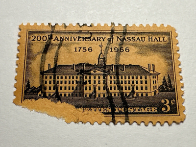 Scott 1083- Nassau Hall, 200 Years 3c 1956 131ST | eBay
