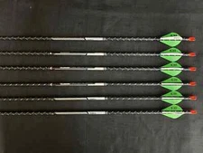 Easton Archery FMJ 5MM 300 w/ 2" Bohning Blazer Vane 1/2 Dozen BRAND NEW