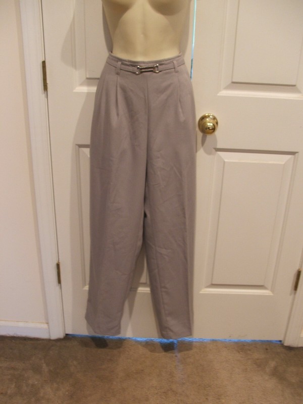 NEW  IN PKG  vintage David Benjamin GRAY  DRESS  Pants Career SIZE 6  WAIST-28