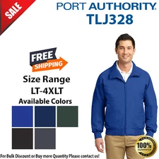 Port Authority Mens Big & Tall Long Sleeve Charger Jacket With Pockets TLJ328