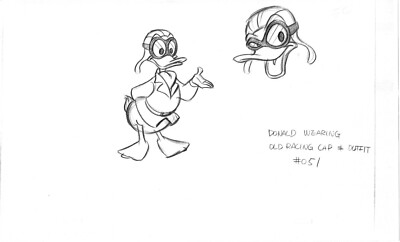 Quack Pack Disney Production Model Copy LOT from Animators Estate m1