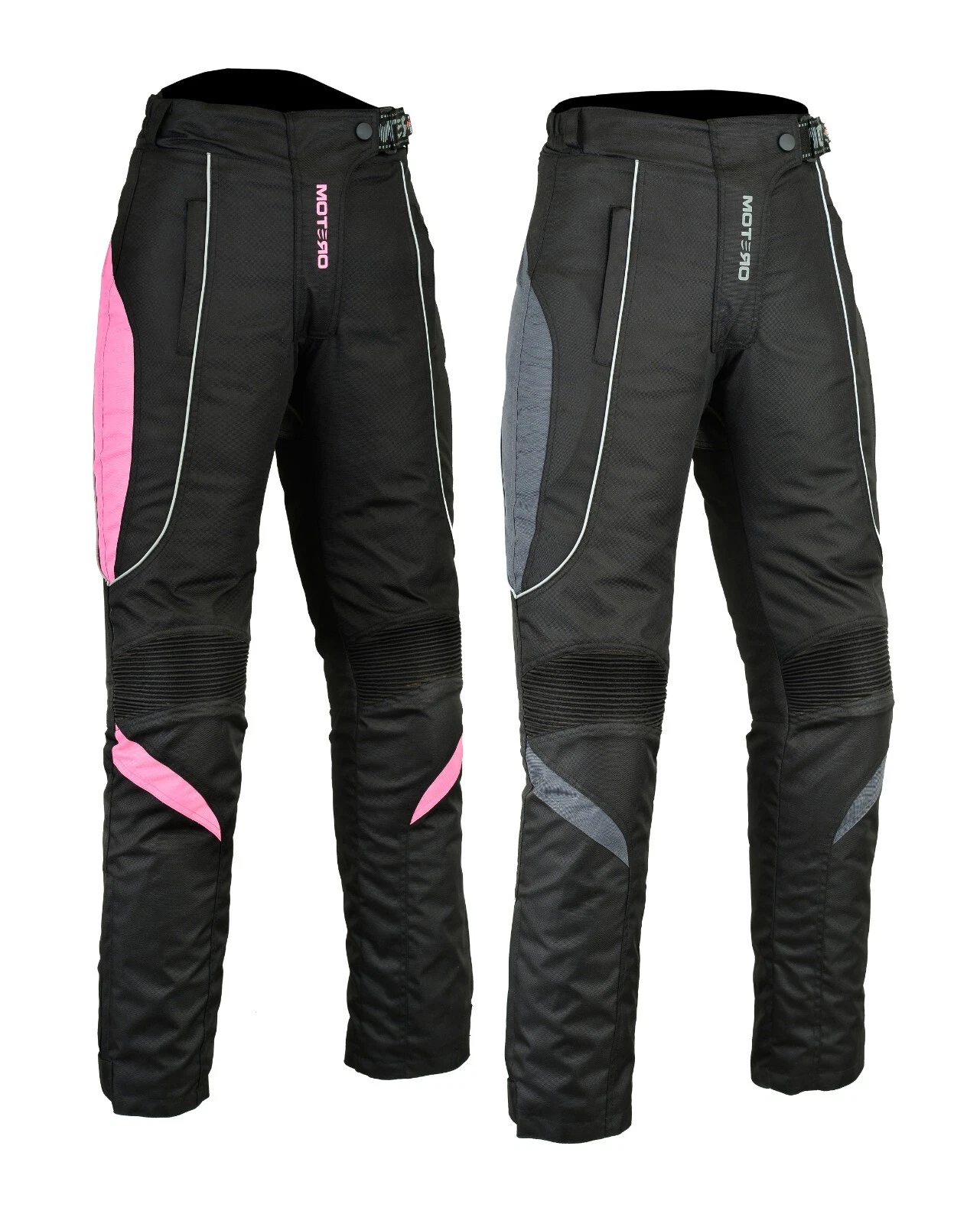 Ladies women Motorcycle CE Armoured Waterproof windproof Cordura Trouser Pant