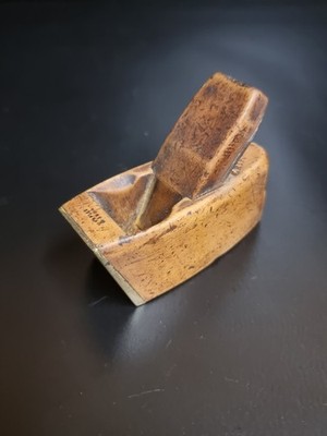Vintage W Marples & Sons Blockhobel Messing Holz klein 