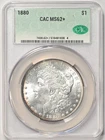 1880 P Morgan $1 CAC MS62+   VAM 1D