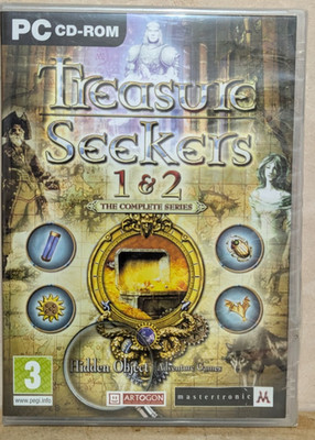 Treasure Seekers 1 & 2 PC CD Wimmelbildspiel Brandneu Versiegelt