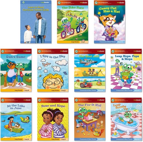 LeapReader Learn-to-Read Mega Pack: 10 Interactive Books in Charming Pink - Picture 7 of 10