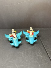 Set Of 2 McDonald s 1993 Happy Meal Toys MAC TONIGHT Moon Man Air Plane