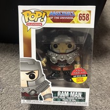 F2 Funko Pop MOTU RAM MAN Toy Tokyo SDCC Exclusive Vinyl Figure 658
