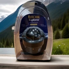 Ritchie Compass = Ritchie B-51 Explorer Compass - with Bracket Mount -