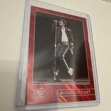 2026 Keepsake - Michael Jackson - Bad World Tour - #86 Red Parallel #19/87