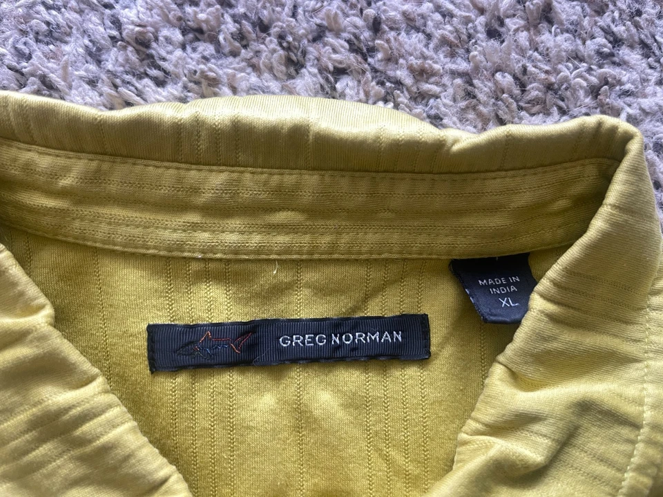 Camisa Polo The Ocean Course Kiawah Para Hombre XL Manga Corta Greg Norman Foto 3 de 4