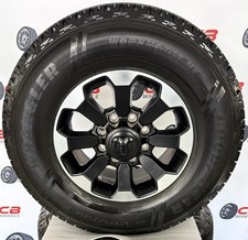 Ram 25003500 Power Wagon 17 Oem Machined Black Takeoff Wheels And Tires