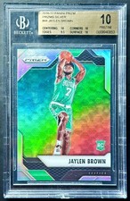 2016-17 Panini Prizm JAYLEN BROWN #44 Silver Prizm Rookie RC BGS 10 Pristine!