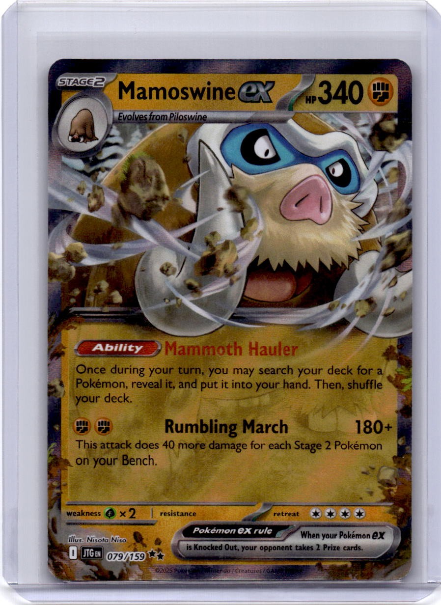 Mamoswine ex - Double Rare SV09: Journey Together 079/159 NM