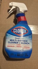 Clorox Clean-Up All-Purpose Cleaner Spray with Bleach, Rain Clean Scent, 32 oz