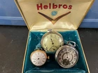 Lot of 3 Antique Pocket Watches (2 Waltham one Time King)