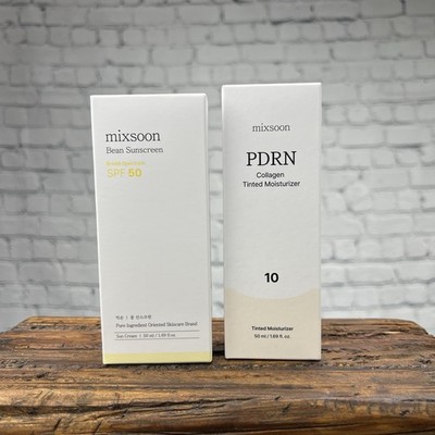 Mixsoon Sun N Tint Duo | PDRN Collagen Tinted Moisturizer #10 + Bean Sunscreen