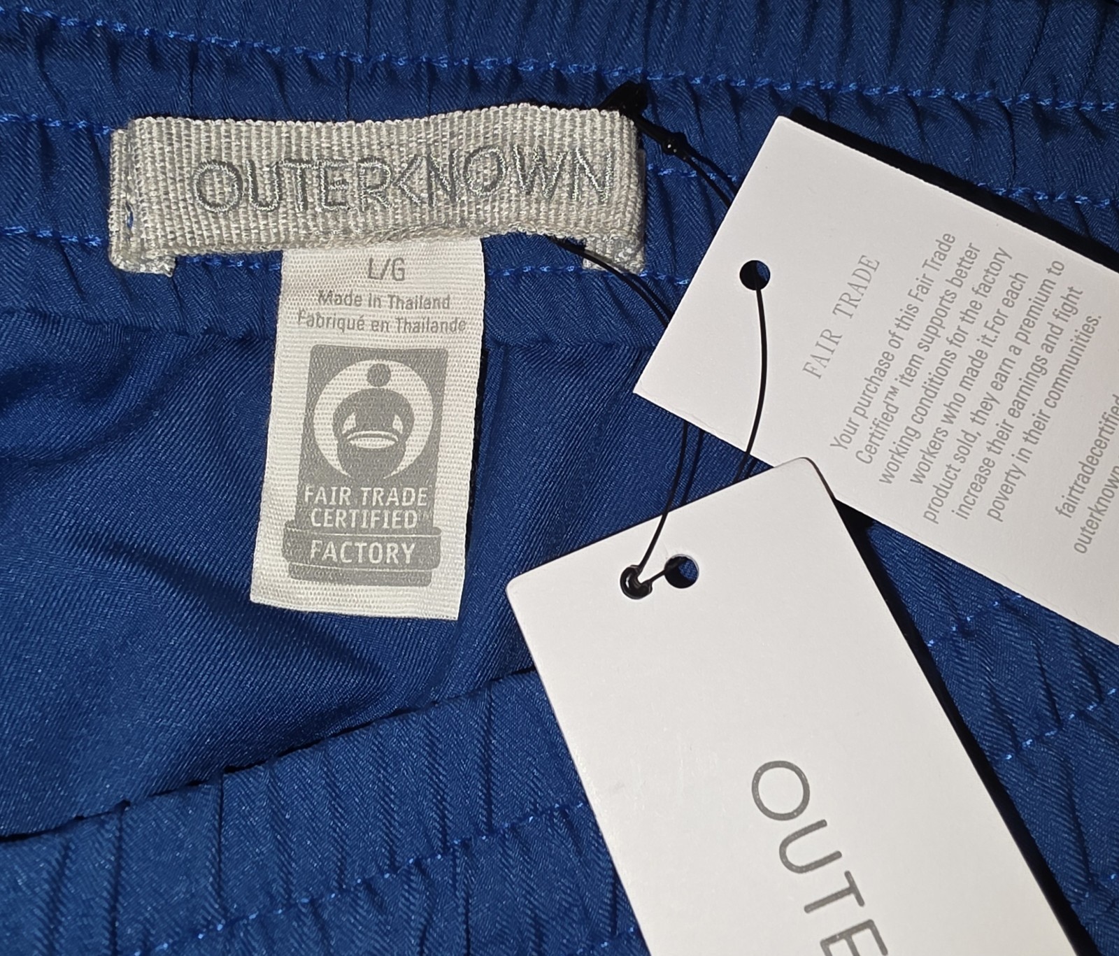 Short Outerknown Outbound Stretch – Homme Taille L – Orange – Neuf Avec étiquettes