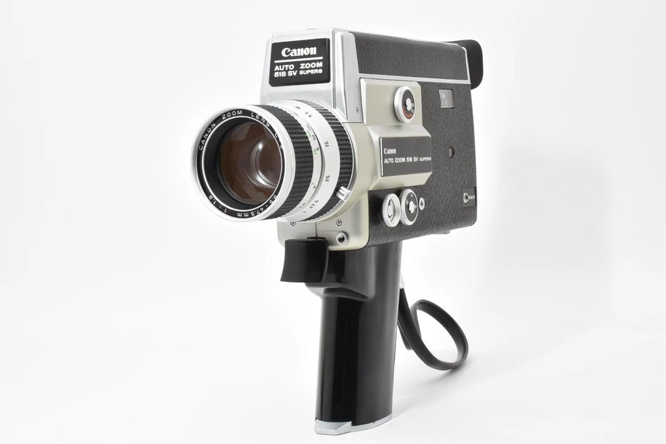 Probada 🌟 Casi Como Nueva 🌟 Cámara de Película Canon con Zoom Automático 518 SV Super8 8 mm JPN Foto 2 de 4