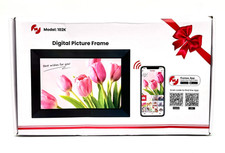 Frameo 10.1 Inch Display Wall Mounted Digital Picture Frame Model 102K - Black