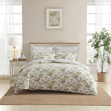 - King Duvet Cover Set, Super Soft Cotton Bedding Set with Matching Sham S , Flo