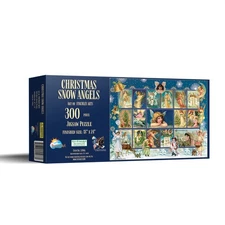 SunsOut Christmas Snow Angels 300 pc Christmas Jigsaw Puzzle