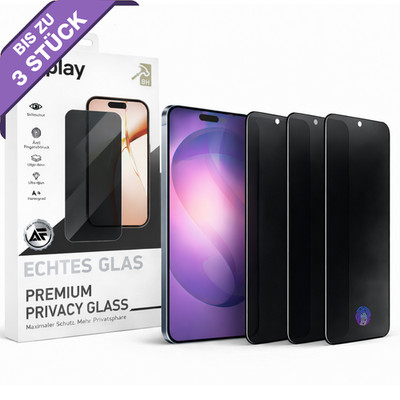 Panzerfolie Blickschutz Echt Schutzglas Samsung Galaxy S26 Ultra Plus Echt Glas