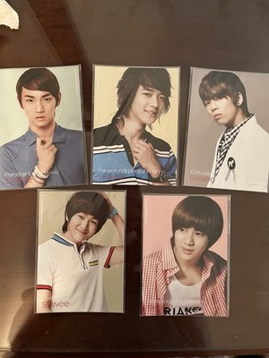 SHINee SM Entertainment 2010 Trading Card Lot 5 (Key/Minho/Jonghyun/Onew/Taemin)