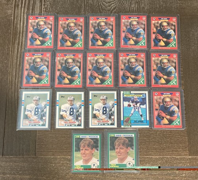 #ad Troy Aikman Rookie Card amp; Rare Insert Lot 29 Cards Cowboys HOF Quarterback $99.99