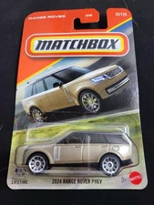 2025 MATCHBOX 02/125 2024 RANGE ROVER PHEV Gold New Model NEAR MINT