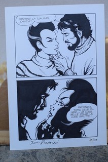 SIGNED! ULULA! Giovanni Romanini original table 18x25cm approx.