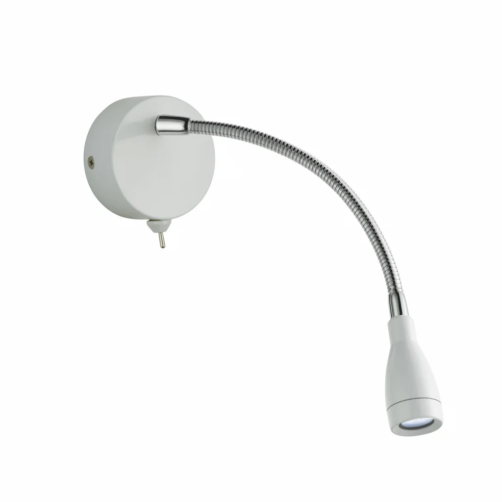 Wall Light White Flexy LED Flex Spot Searchlight 9917WH