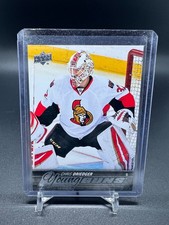 2015-16 Upper Deck #482 Chris Driedger YG RC Young Guns Rookie Ottawa Senators