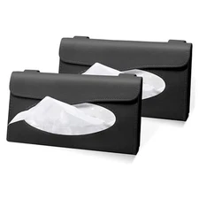 Car Visor Tissue Holder,Mask Holder for Car Visor,Tissue Holder for Car,PU 