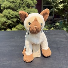 Webkinz Siamese Cat Plush HM160 Kitty Stuffed Animal No Code Ganz 8 in