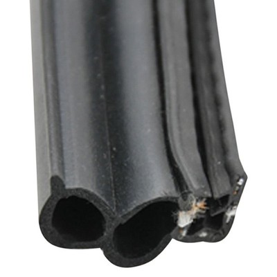 AP Products 28' Black Rubber Door/Window Double Bulb Seal