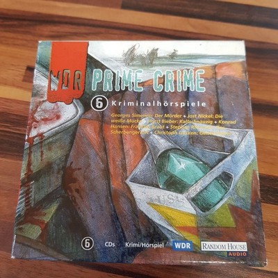 VARIOUS wdr prime crime - 6 kriminalhörspiele BOX VG+ (6CD, Literatur)