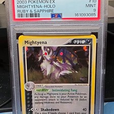 The Pokemon Company Mightyena 10/109 EX Ruby & Sapphire Holo Rare 2003 PSA 9 on eBay