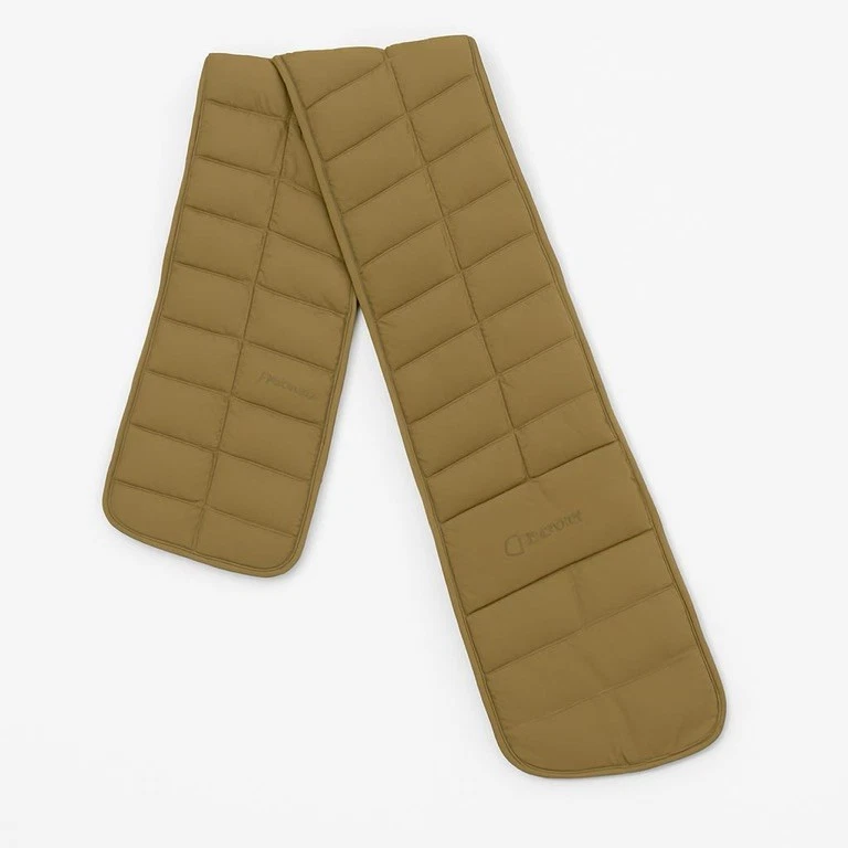 BERGHAUS Unisex One Size Quilted Scarf NEW Hydroloft Beige Warm Packable Pockets