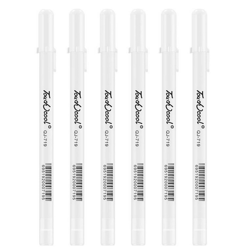 3PCS/Set White Gel Ink Marker Pen Drawing Art Fine Tip Sketching ...