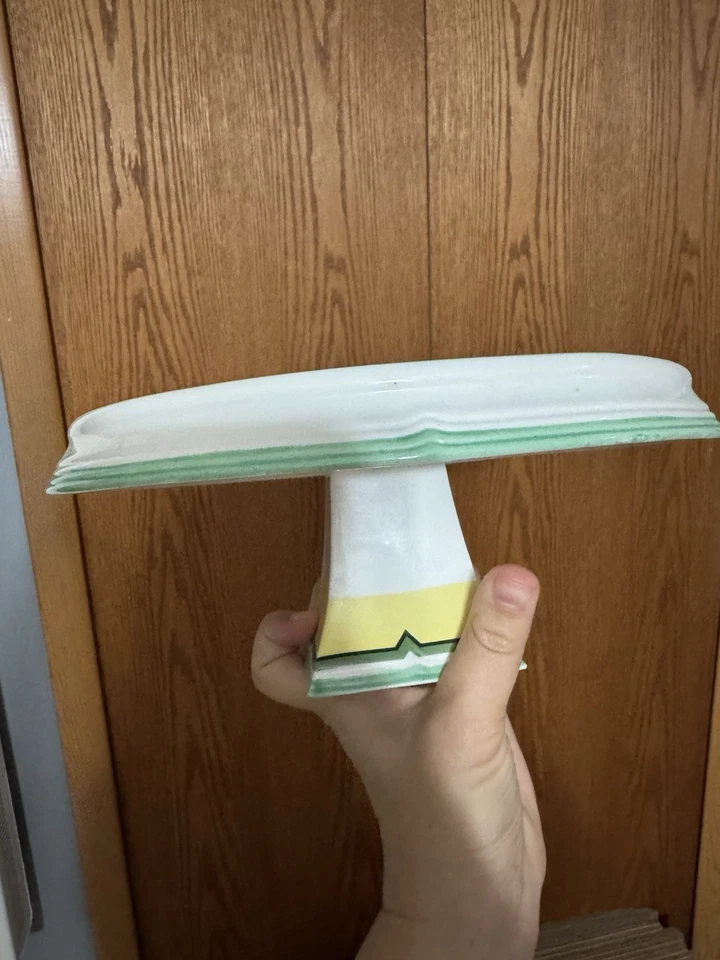 Soporte para pasteles de jardín francés Villeroy & Bosh diseño de frutas excelente Foto 3 de 4