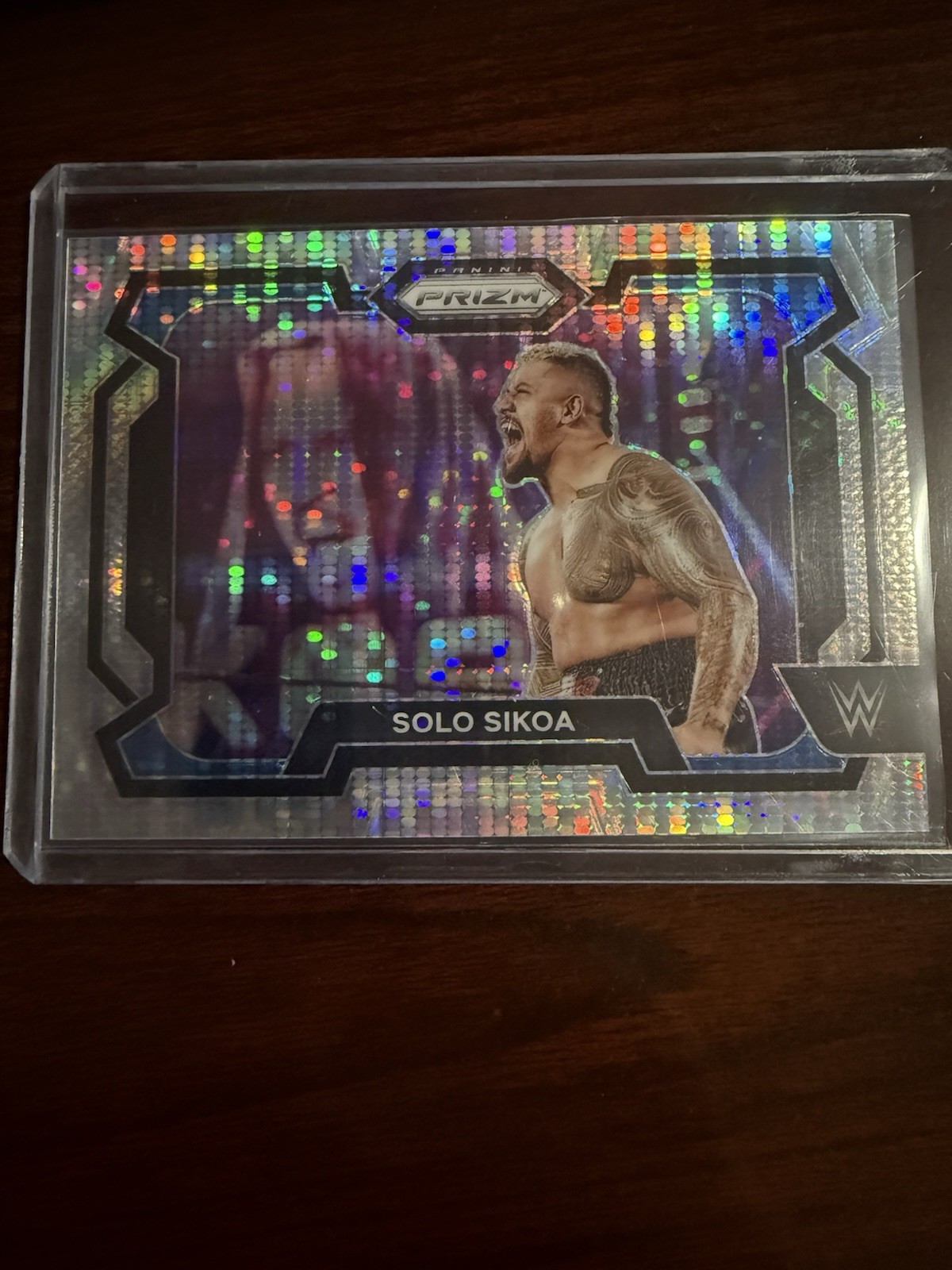 2024 Panini Prizm WWE Solo Sikoa #49 Pulsar Prizm /499