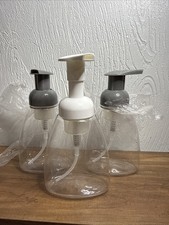 3-pack Foaming Hand Soap Dispensers Foam Pump Bottles 8 oz Empty